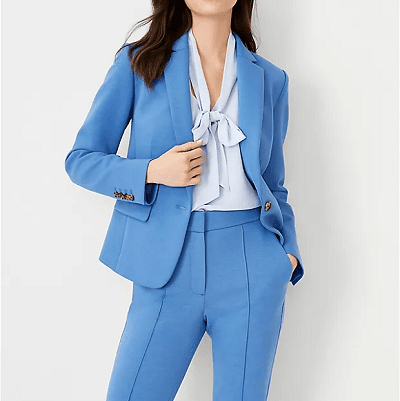 Ann taylor navy store suit