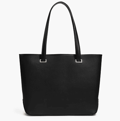 black laptop tote