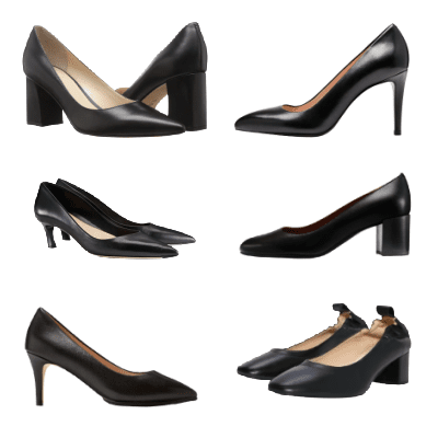 WOMENS LADIES LOW Block Heel Court Shoes Black Work Smart Comfort Office  New UK £11.99 - PicClick UK