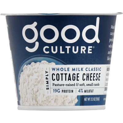 Good Culture cottage cheese container