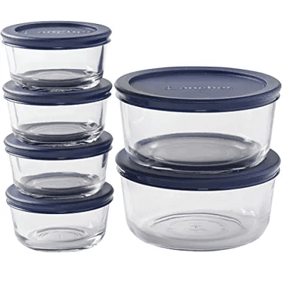 glass storage containers with lids