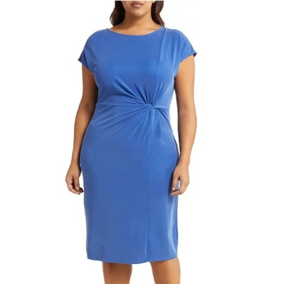 Frugal Friday's Workwear Report: Side-Knot Midi Dress - Corporette.com