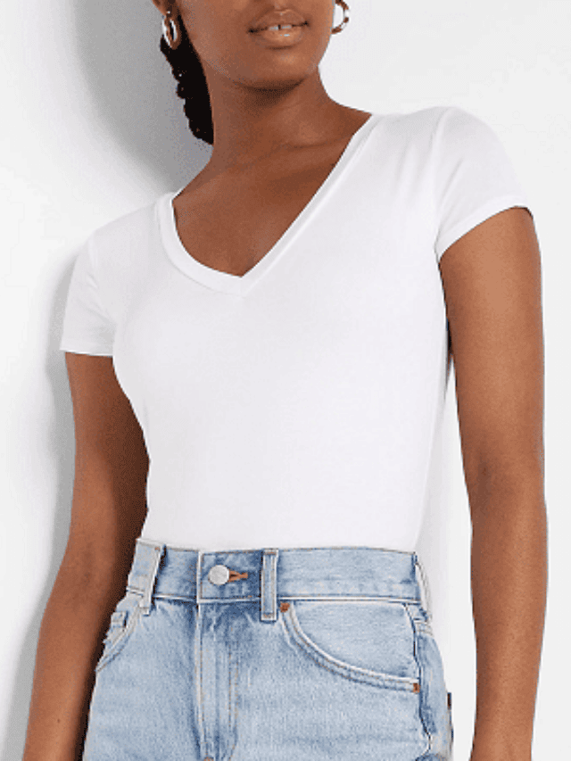 Best Opaque Women’s White T-Shirts for Work