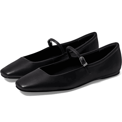 popular black mary jane flat