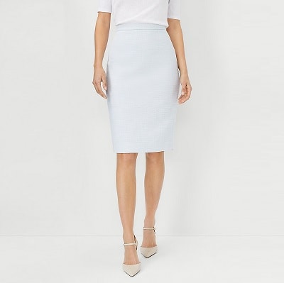 Thursday's Workwear Report: Textured Pencil Skirt 