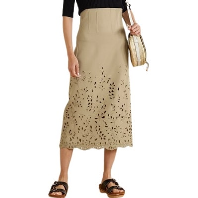 Splurge Monday's Workwear Report: Broderie Anglaise Wool-Twill