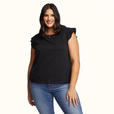 Frugal Friday's Workwear Report: Toni Ruffle Tank 