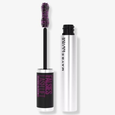 A mascara wand and tube for Maybelline The Falsies Lash Lift