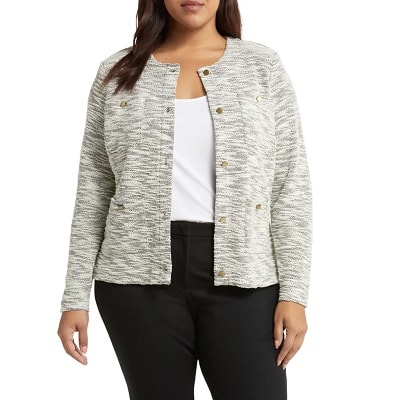 Tuesday's Workwear Report: Mixed Up Cotton Blend Jacket