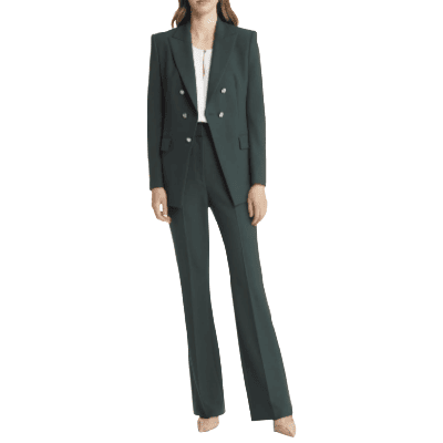 green pants suit from Boss