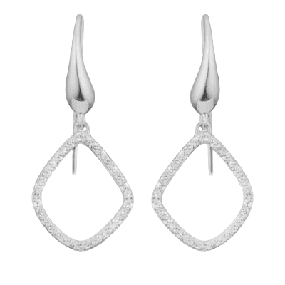 diamond dangling earrings