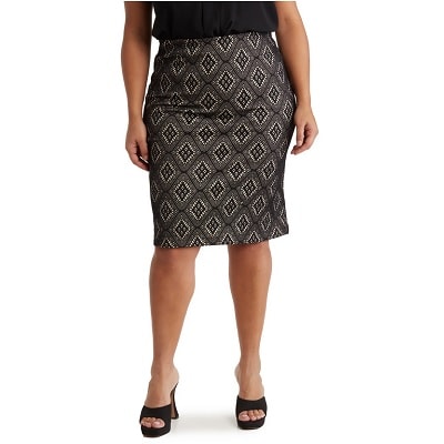 Frugal Friday's Workwear Report: Diamond-Print Pencil Skirt ...