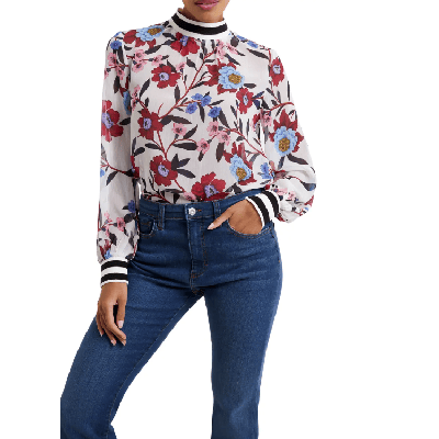 Wednesday's Workwear Report: Eloise Floral Crinkle Top