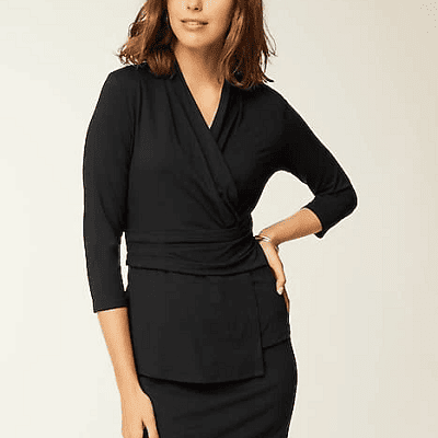 Thursday's Workwear Report: Wearever Draped-Waist Top 