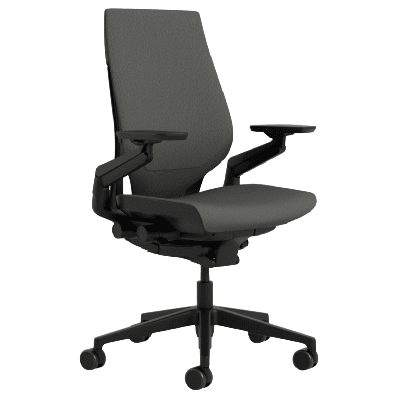 black Steelcase Gesture, one of the best office chairs for small women