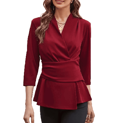 Frugal Friday's Workwear Report: Wrap Top - Corporette.com