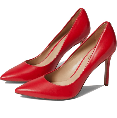 red classic stilettos from Sam Edelman