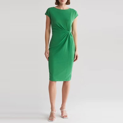 Frugal Friday's Workwear Report: Side-Knot Modal-Blend Midi Dress