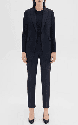 one of the best women's suits of 2024, from Theory