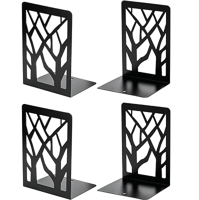 bookends with decorative design