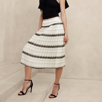 Frugal Friday's Workwear Report: Pleated Midi Skirt