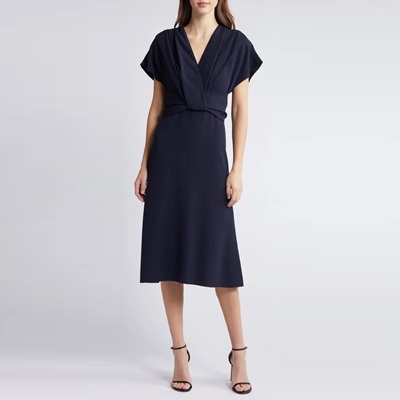 Splurge Monday's Workwear Report: Debasa Twist-Front Dress