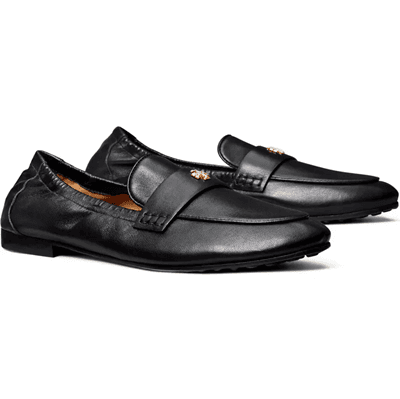 black ballet loafers