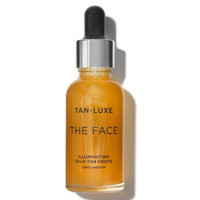 A bottle of Tan-Luxe The Face self-tanning drops