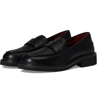 black loafer