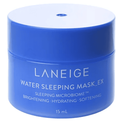 blue mini size of Laneige sleeping mask