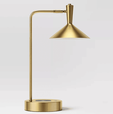 gold desk lamp