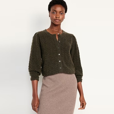 Frugal Friday’s Workwear Report: Pointelle Cardigan