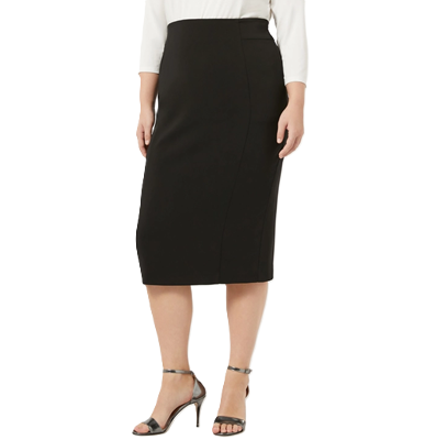 below the knee pencil skirt in plus sizes