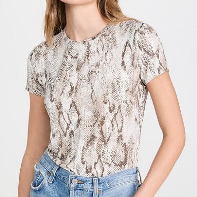 Wednesday’s Workwear Report: Ressi Snakeskin-Print Tee