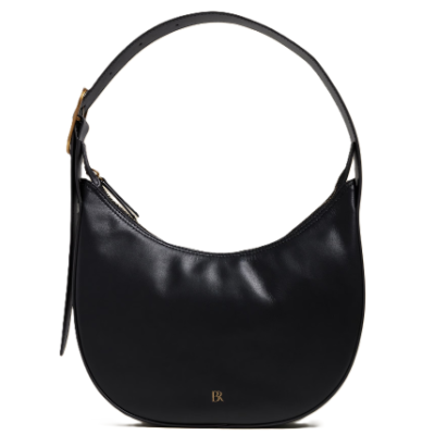 black crescent shoulder bag