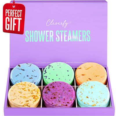 a great white elephant gift idea: bath-related items like these pretty shower steamers