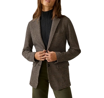 Tuesday’s Workwear Report: Inlet Houndstooth Knit Tweed Blazer – lifestyle