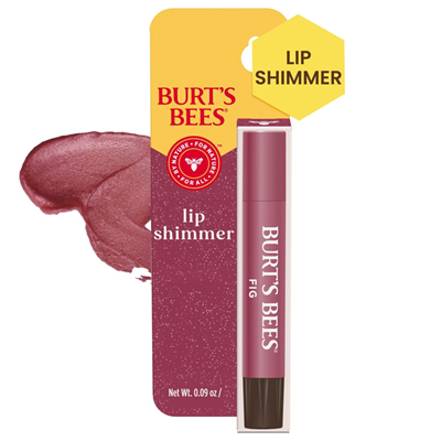 tinted lip balm, Burt's Bees' Lip Shimmer in Fig