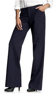 pinstriped trousers