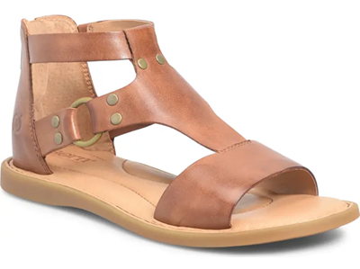 comfortable shoe to walk for miles in: a Born sandal