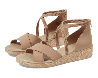 comfortable shoe to walk for miles in: a Bzees sandal