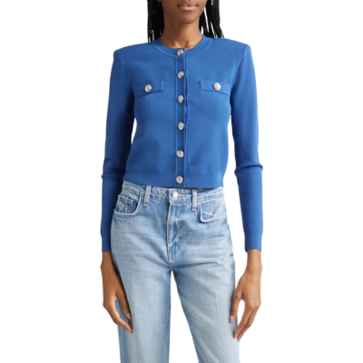 blue L'agence cardigan