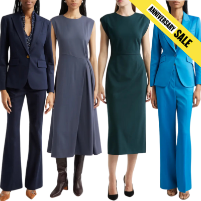 collage of work outfits from the 2025 Nordstrom Anniversary Sale