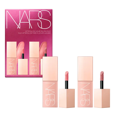 two NARS liquid blushes on sale in the Nordstrom Anniversary Sale in shades Orgasm and Dolce Vita