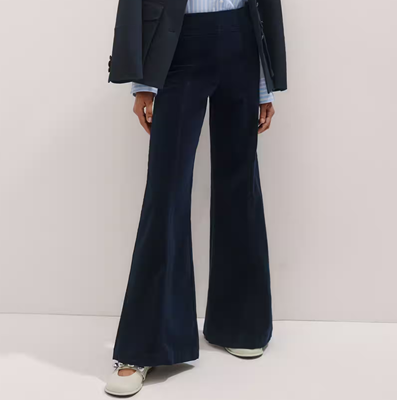wide palazzo corduroy pants