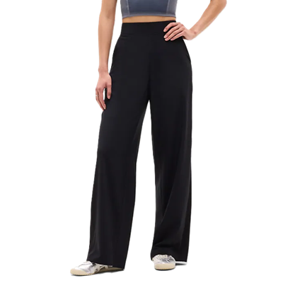 wide leg pull-on pants for work