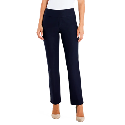 polished pull-on work pants