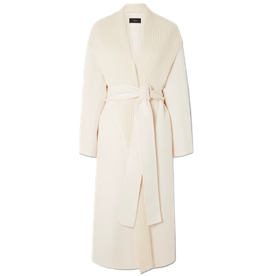 cashmere sweater coat with belt