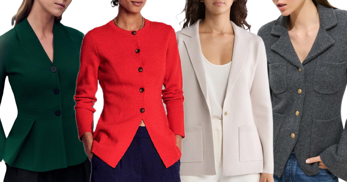 The Best Sweater Blazers for Fall