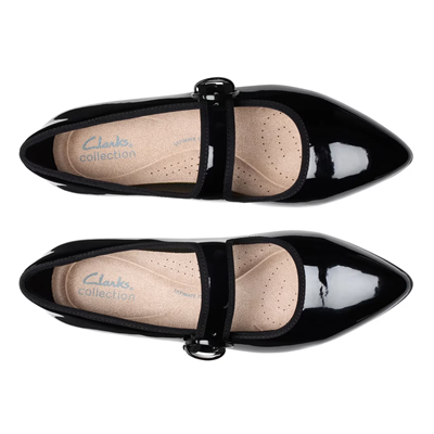 flats that readers have called out as extremely comfortable business casual shoes: Mary Janes from Clark's
